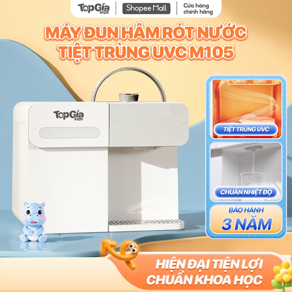 Máy Tiệt Trùng UVC Kết Hợp Lấy Nước Tự Động M1-05 TOPGIAKIDS - Đa Chức Năng Tích Hợp