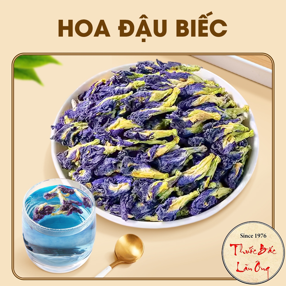 Hoa đậu biếc sấy lạnh 1kg, trà hoa đậu biếc, pha trà, nấu chè, nấu xôi, làm bánh, thạch