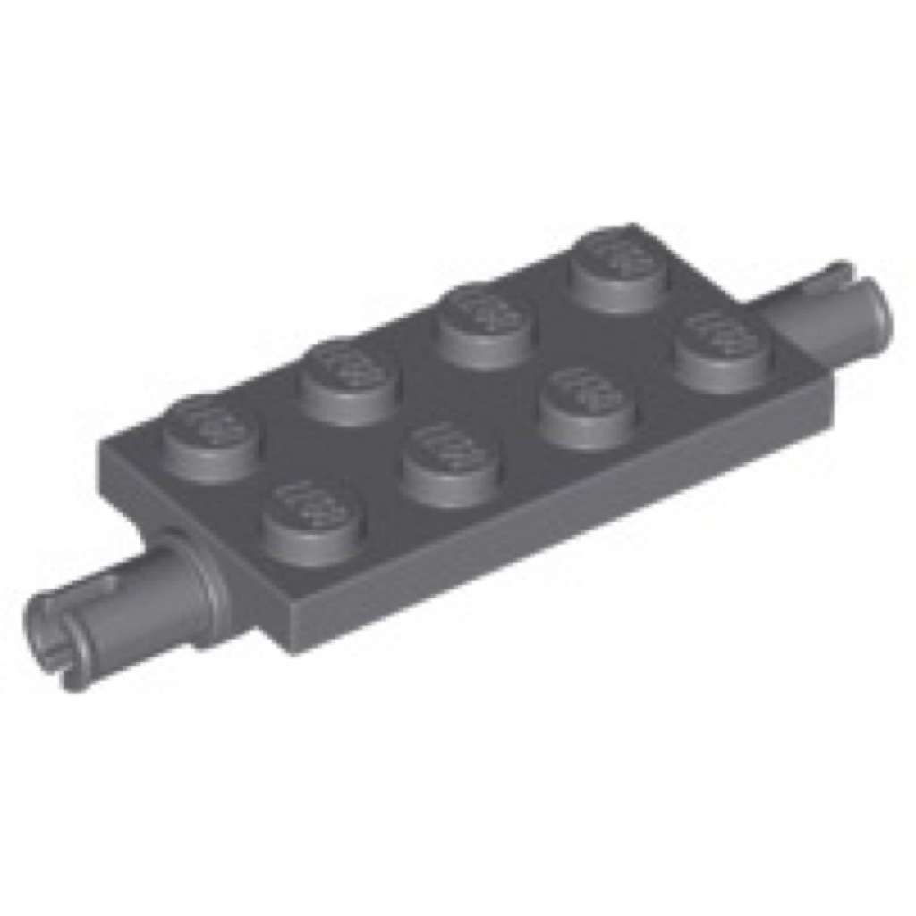 Part 30157 – Plate Modified 2x4 with Pins and Thin Angled Supports (Gạch 2x4 cải tiến có chốt và tha