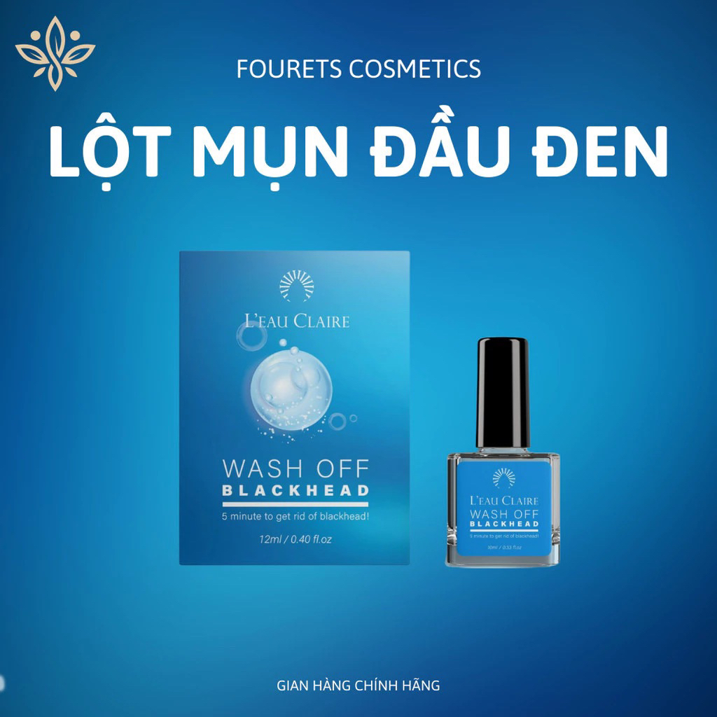 Mặt Nạ Lột Mụn Đầu Đen Leau Claire Wash Off Black Head Tự Nhiên Đẩy Đầu Ngòi Nhanh Chóng Không Kích 