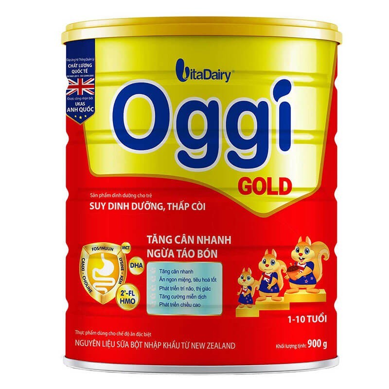 Sữa Oggi Gold (Vitadairy) lon 900g