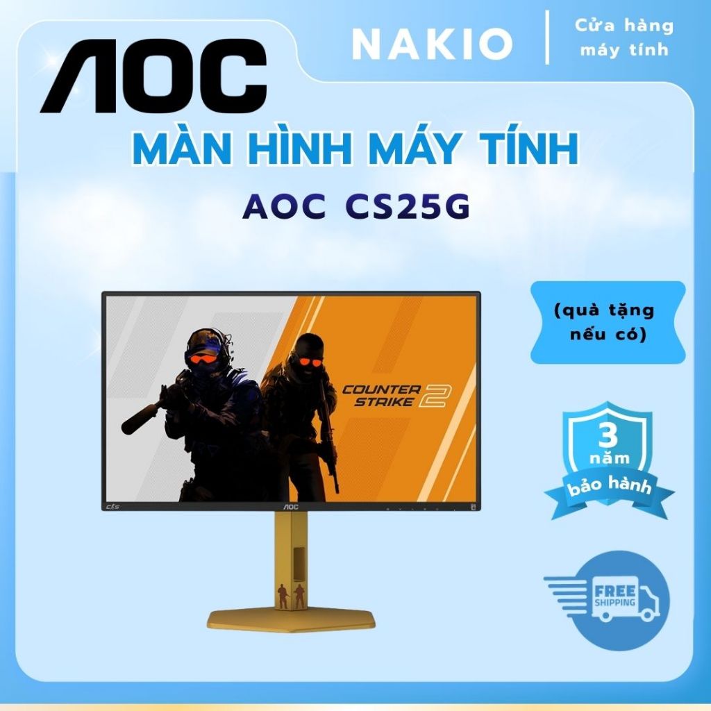 Màn hình Gaming AOC CS25G/71 (24.5 inch/FHD/Fast IPS/310Hz/0.3ms/HDMI 2.0 × 2)