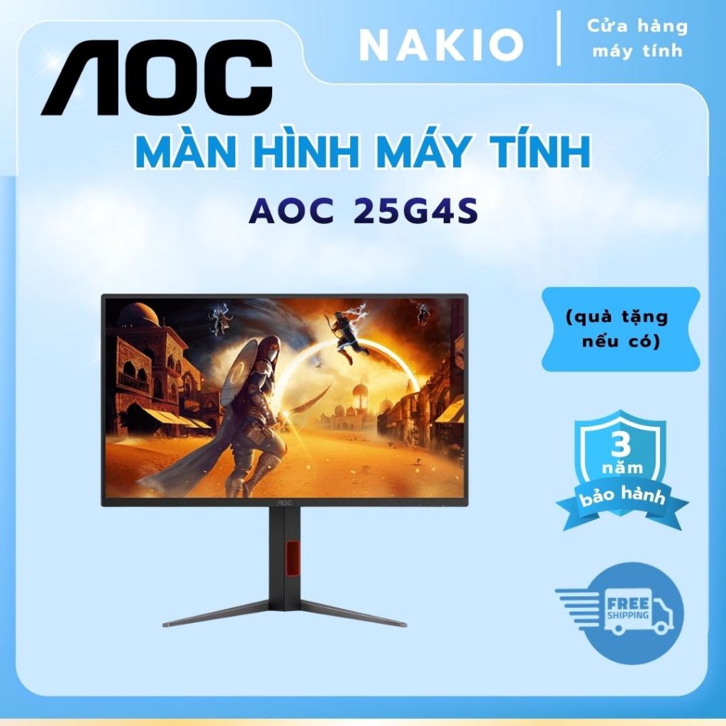 Màn Hình AOC 25G4S (24.5 inch - IPS - FHD - 310Hz - 0.3ms) - Bảo hành chính hãng 36 tháng