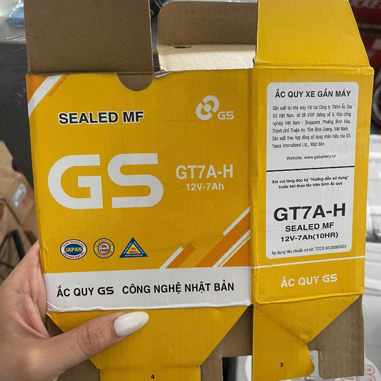 |HÀNG SẴN| VỎ BÌNH GS GT7A-H CHÍNH HÃNG BẢO HÀNH 6 THÁNG