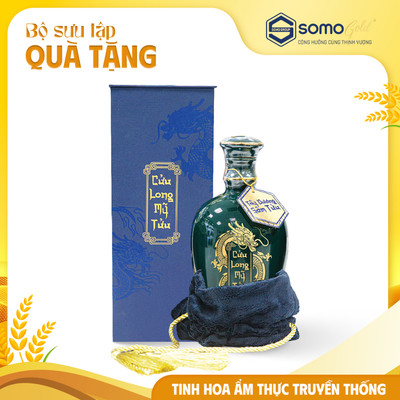 Tây Dương Sâm Tửu - Hộp quà túi nhung | Bình sứ Bát Tràng (500ml & 700ml)