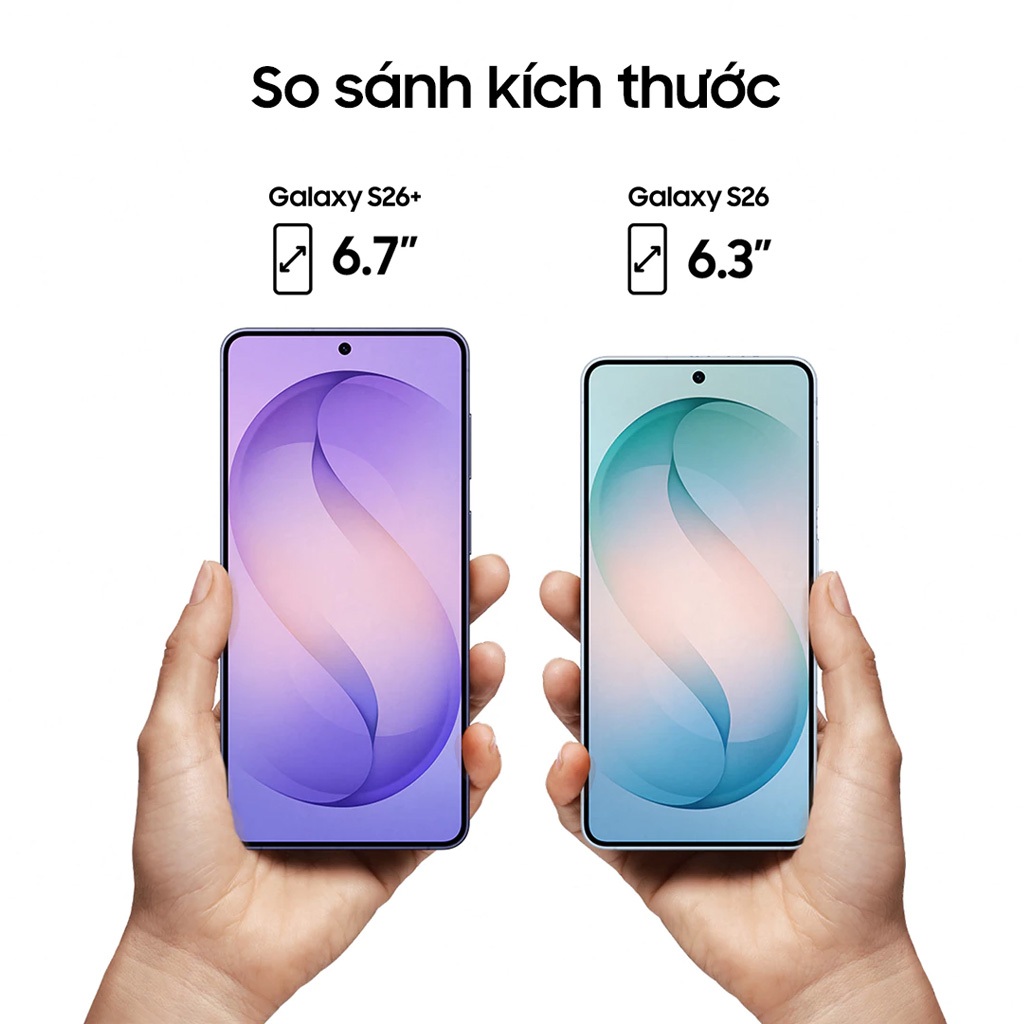 Điện thoại Samsung Galaxy S26 12GB + 256GB| Photo Assist| Creative Studio| 50MP Camera| Pin 4300mAh | BigBuy360 - bigbuy360.vn