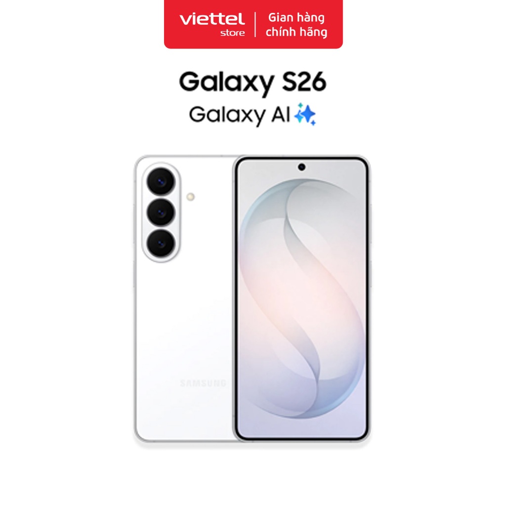 Điện thoại Samsung Galaxy S26 12GB + 256GB| Photo Assist| Creative Studio| 50MP Camera| Pin 4300mAh | BigBuy360 - bigbuy360.vn