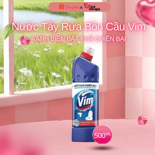 Vim Vệ Sinh Xanh Biển Chai 500ML