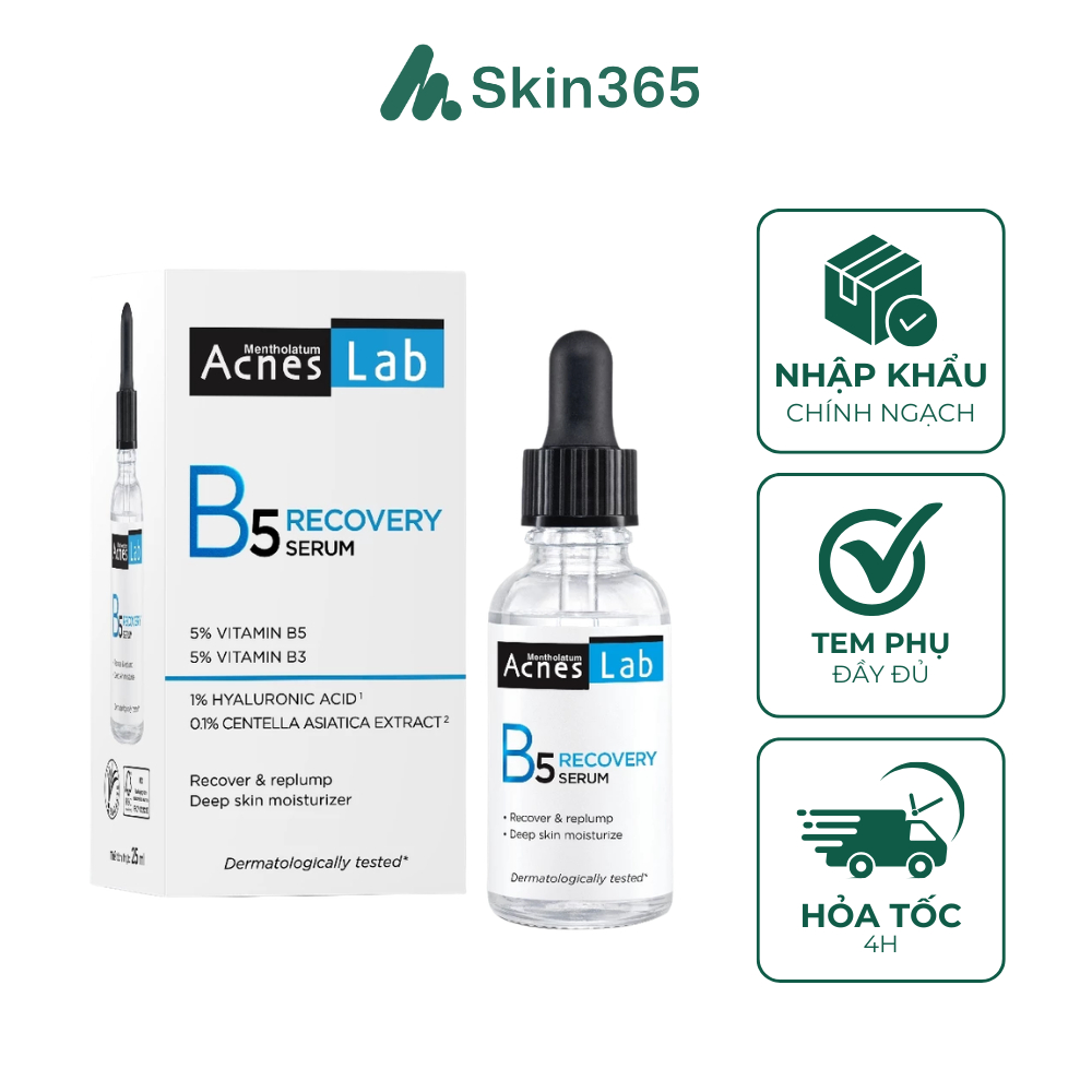 Serum Acnes Lab B5 Recovery Serum 25mL - Dưỡng Ẩm Chuyên Sâu & Làm Dịu Da