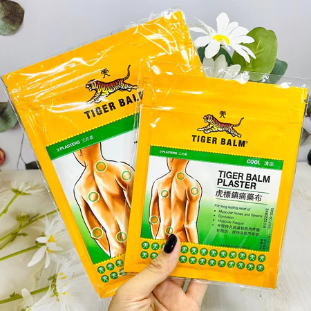 Miếng dán Tiger Balm Thái Lan, cao dán giảm đau con hổ Thái Lan <GÓI 3 MIẾNG>