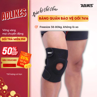 Đai hở quấn đầu gối AOLIKES 7616 hỗ trợ bảo vệ an toàn trong các hoạt động leo núi