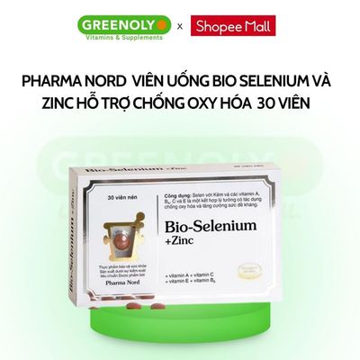 Viên Uống PHARMA NORD Bio Selenium ZinC Tăng Sức Đề Kháng 30 Viên