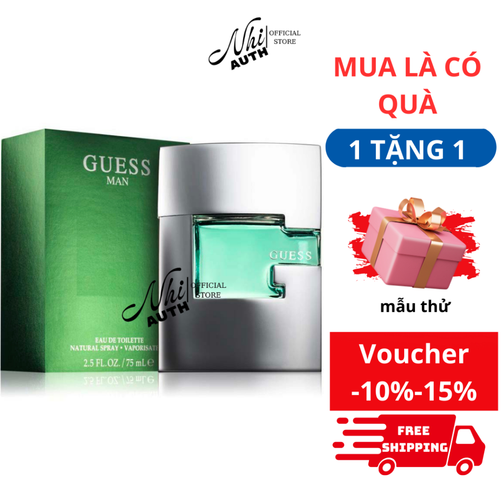 Nước hoa nam Guess Man EDT 75ml USA chính hãng (nguyên seal)