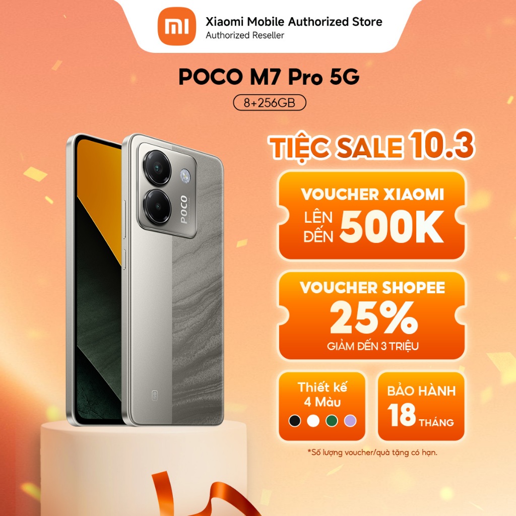 [Livestream] Điện thoại POCO M7 Pro 5G (8+256GB) | 6.67" AMOLED | Camera 50MP+2MP | MD7025-Ultra | BigBuy360 - bigbuy360.vn