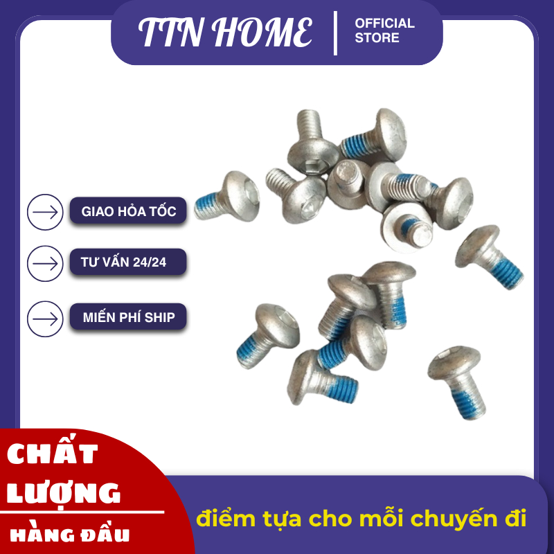 Ốc bắt đĩa phanh xe đạp combo 6 chiếc ốc dùng lắp đĩa phanh