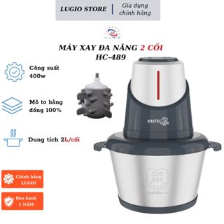 Máy xay đa năng HANTECCOOK model HC-489 đa năng 2 cối công suất 400w bảo hành 12 tháng