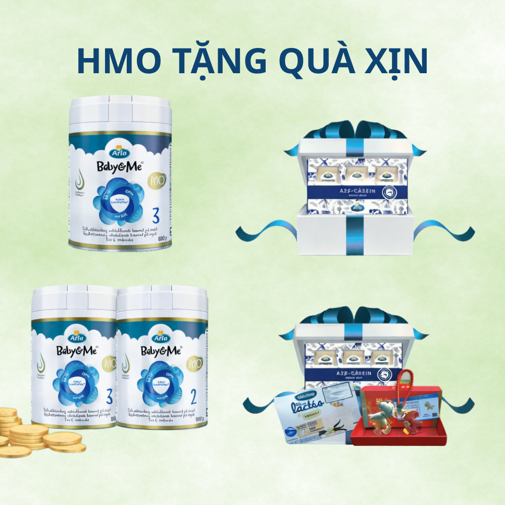 [Kèm Quà] Sữa Arla Baby&Me HMO số 3 – Sữa công thức hữu cơ bổ sung HMO cho bé từ 12 tháng (800g)
