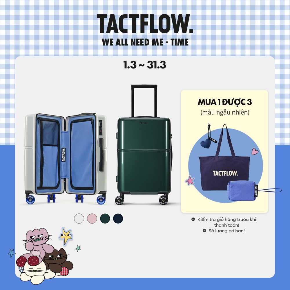 Vali Du Lịch TACTFLOW Cabin Suitcase TFT101/ TFT121 - 20/28inch