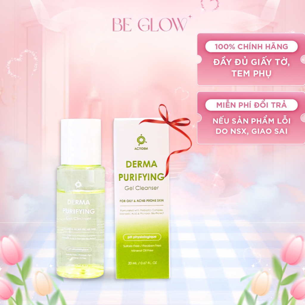 [QUÀ TẶNG KHÔNG BÁN] Gel Rửa Mặt Actidem Derma Purifying Gel Cleanser 20ml