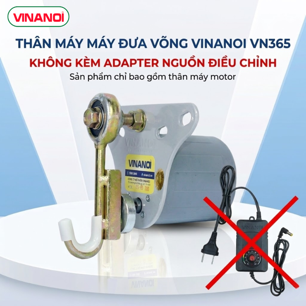 Thân Motor Máy Đưa Võng Vinanoi VN365 Chính Hãng – Phụ Kiện Máy Đưa Võng (Không Kèm Adapter Nguồn)