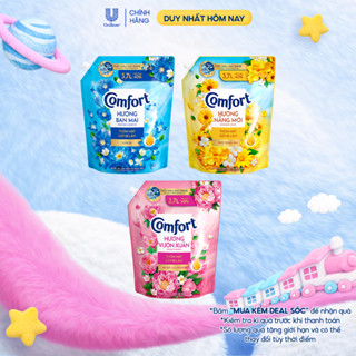 Nước Xả Làm Mềm Vải Comfort Đậm Đặc Một Lần Xả Thơm Mát Suốt Ngày Dài túi 3.7L