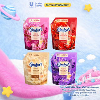 Nước Xả Vải Comfort Hương Nước Hoa 100 Giờ Lưu Hương túi 3.7L