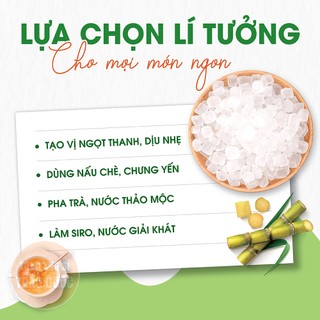 Đường phèn Lam Sơn trắng tinh khiết 100g, đường pha trà, nấu chè, làm mứt, siro, vị ngọt tự nhiên