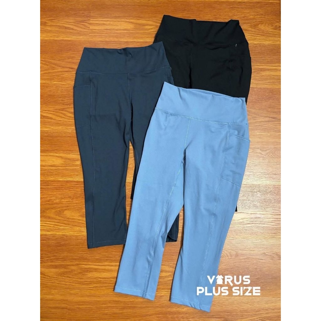 [virusplussize][CÓ BIGSIZE] Quần legging tập lửng RBx bigsize