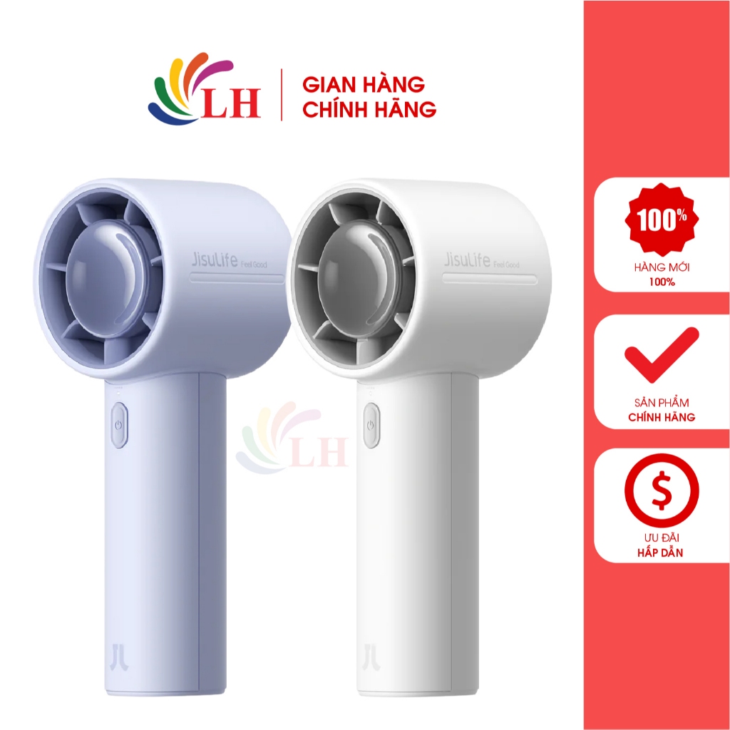 Quạt mini tích điện cầm tay Jisulife 4000mAh Handheld Fan Life10 - Hàng chính hãng