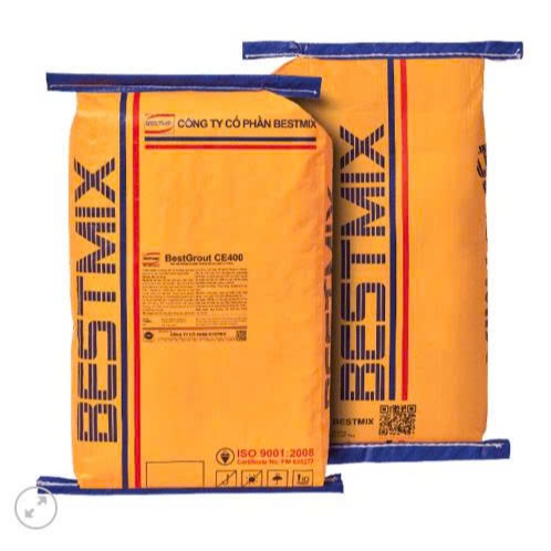 Bestgrout CE400 Vữa rót không co ngót cường độ cao gốc xi măng Mác 400 – bao 5kg và 25kg