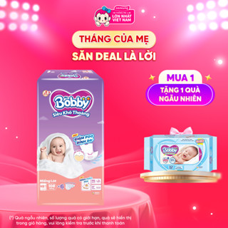 Miếng lót Bobby fresh Newborn 1 ( Dưới 5 kg, 108 miếng) - concung
