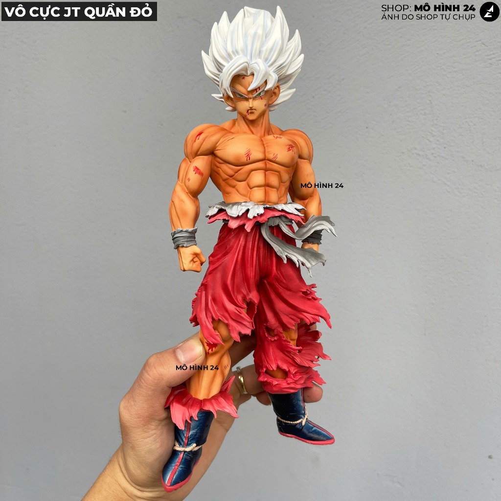 Mô hình Son Goku Vô Cực JT Quần đỏ cao 29cm figure đồ chơi dragonball dragon ball jt studio DX F1 UI