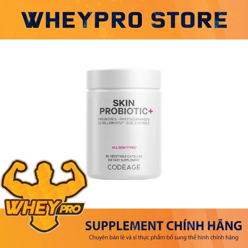 Codeage Skin Probiotic+ 60C – Bổ Sung Lợi Khuẩn Hàng Ngày