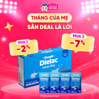 Thùng Sữa uống dinh dưỡng Dielac Grow Plus 110ml (Sữa Non) - Lốc 4 hộp