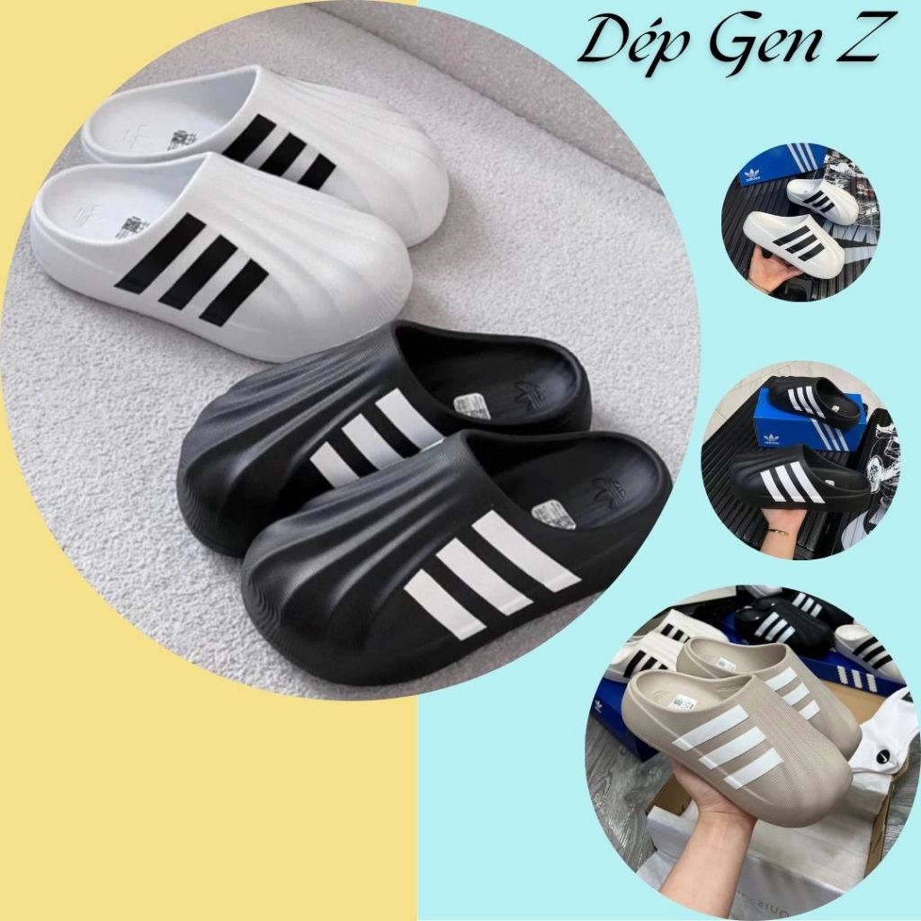 Sục Adifom Superstar Mule Nam Nữ, Sục Đạp Gót Adifom 3 Màu Dễ Phối Đồ || Dép Gen Z