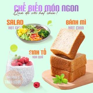 Hạt chia Úc 100g, hạt chia hữu cơ, dùng ăn ngũ cốc, sinh tố, sữa chua, tốt cho sức khỏe