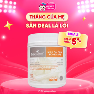 Thực phẩm bảo vệ sức khỏe BioIsland Milk Calcium Bone Care