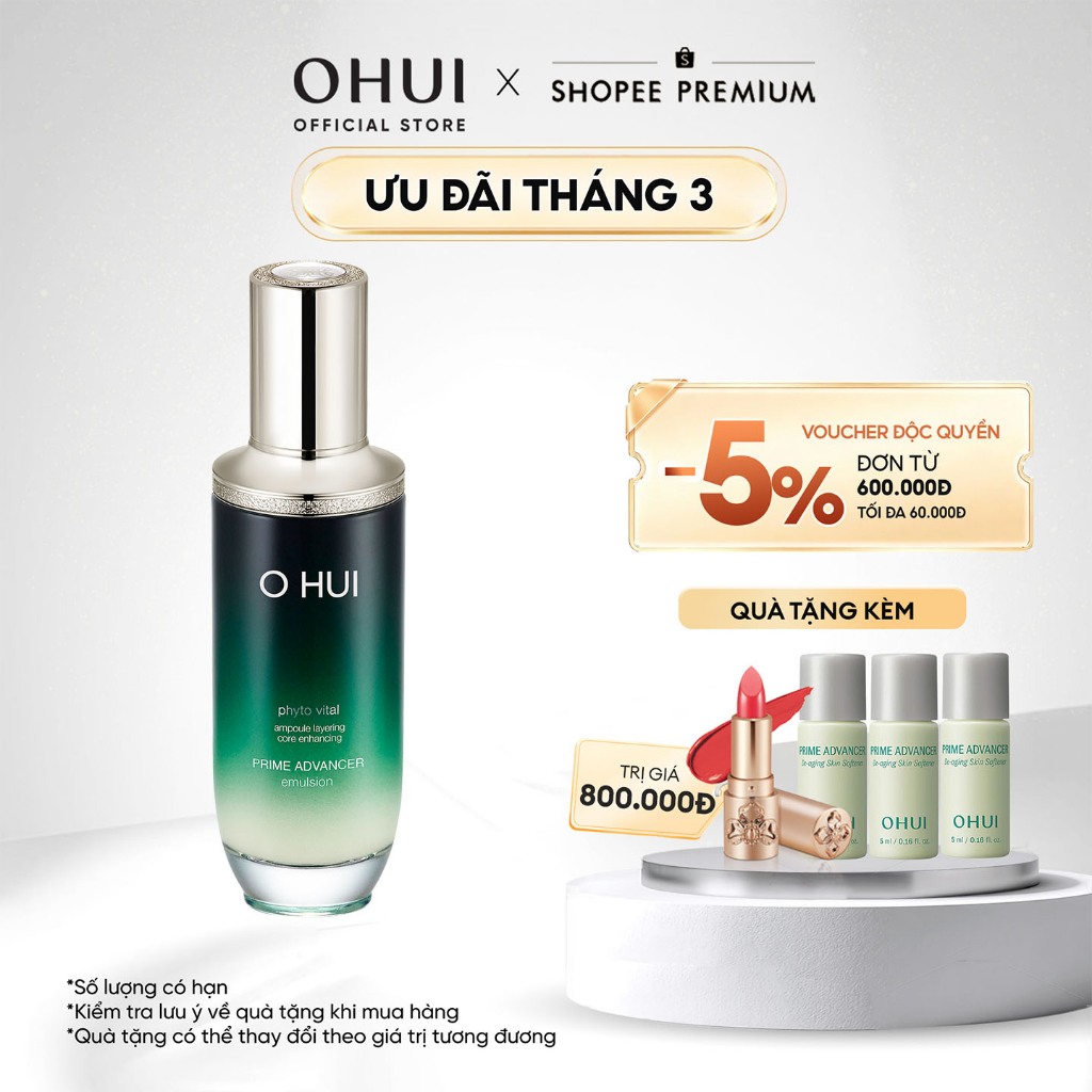 [OHUI Official] Nước hoa hồng chống lão hoá OHUI Prime Advancer Skin Softener 150ml
