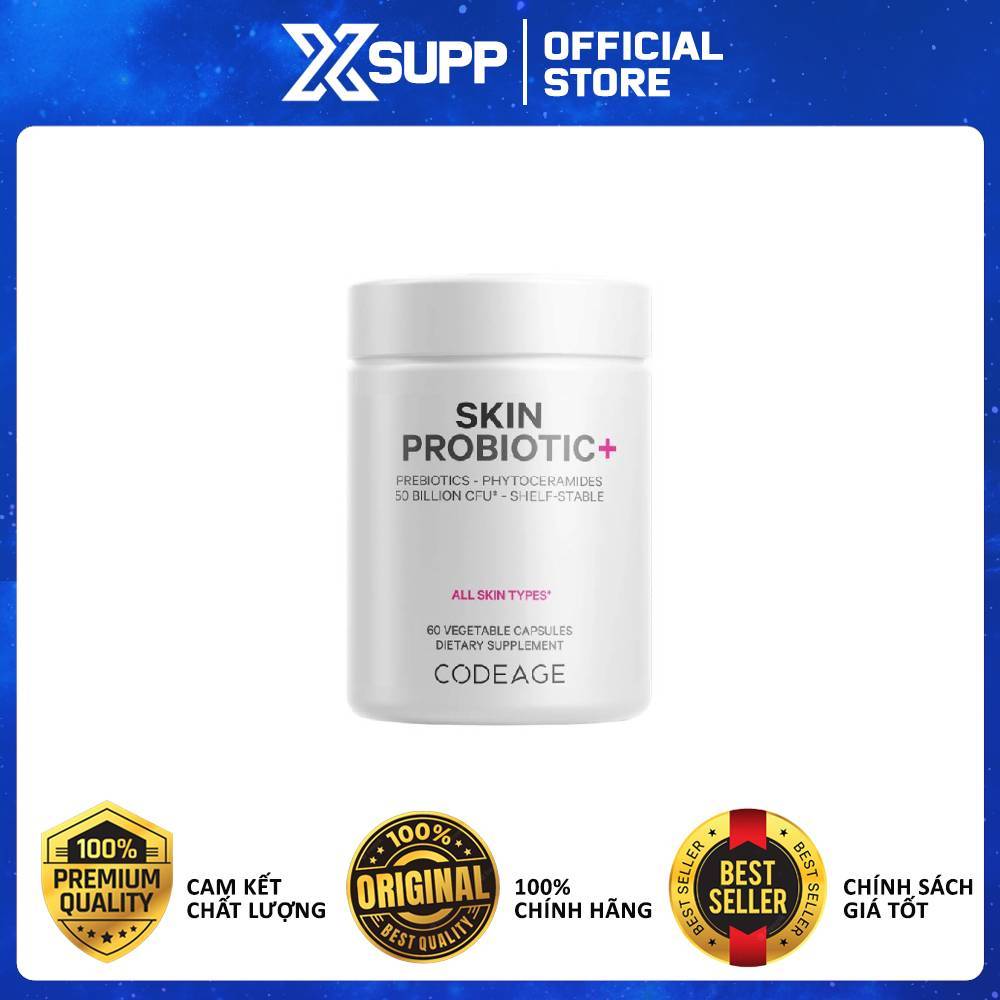 Codeage Skin Probiotic Plus – Probiotic Cho Làn Da Khỏe