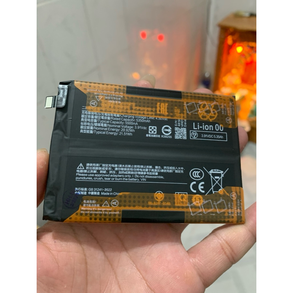 PIN REDMI NOTE 14 4G ZIN MÃ BR50 DUNG LƯỢNG CHUẨN 5500MAH