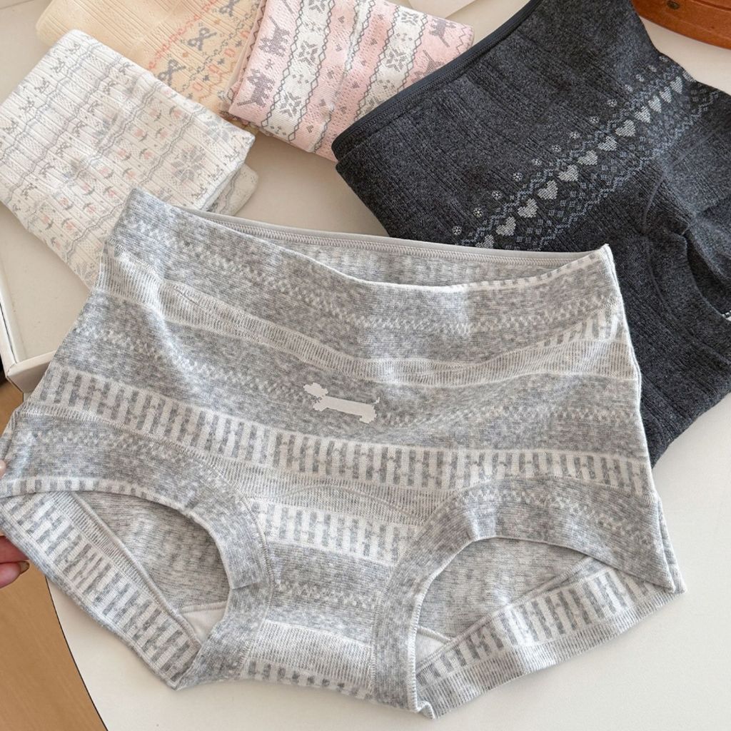 Combo Quần Lót Nữ Cotton Họa Tiết Cổ Điển Ôm Gọn V3 Co Dãn Thoáng Khí Kháng Khuẩn MEYLI L5296