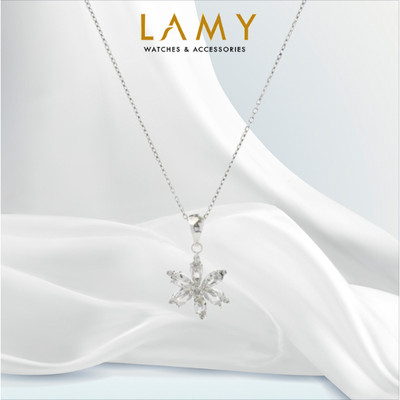 Dây chuyền bạc nữ LAMY Snowflakes Necklace Silver 6149