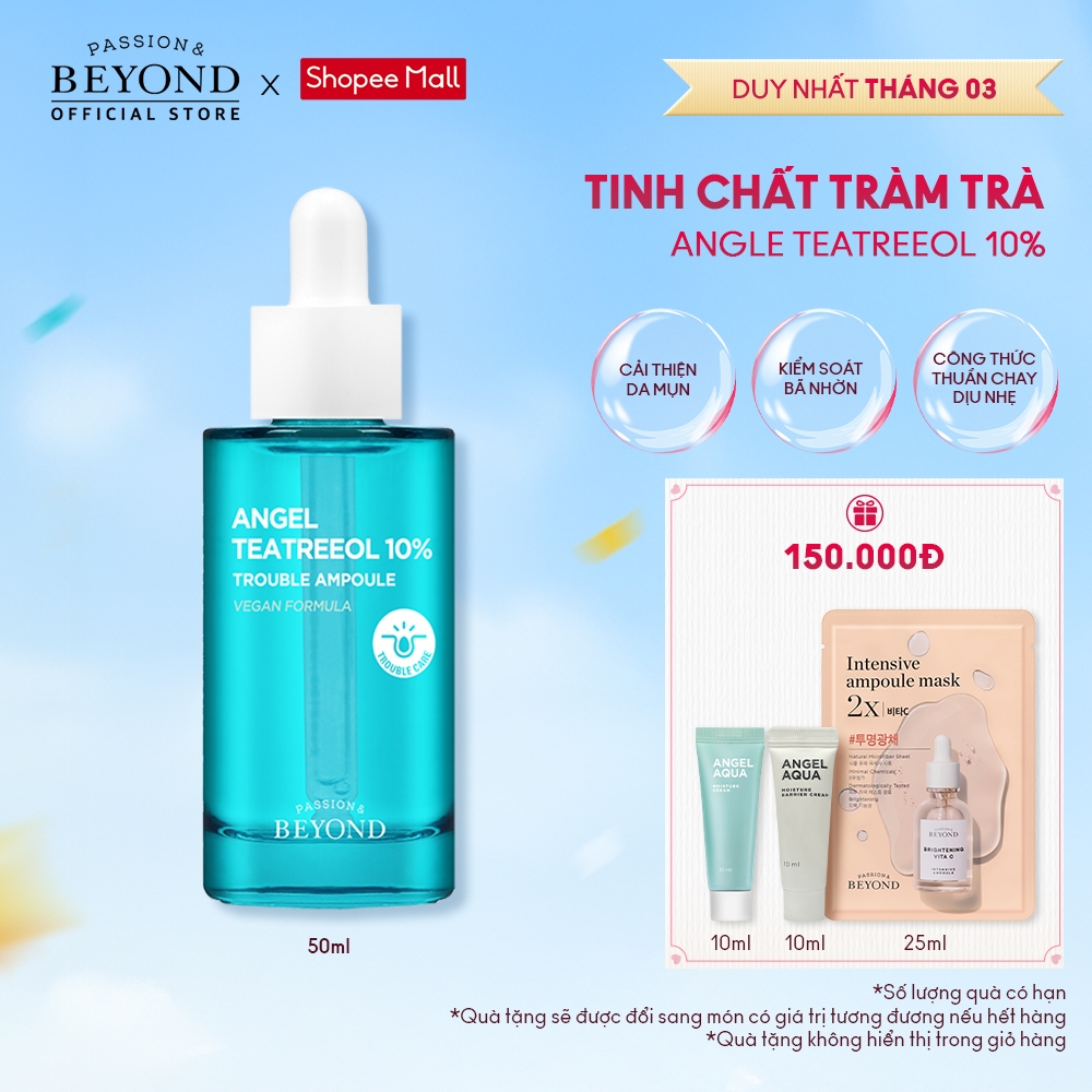 [Beyond Official] Tinh chất tràm trà thuần chay Beyond Angel Teatreeol 10% Trouble Ampoule 50ml