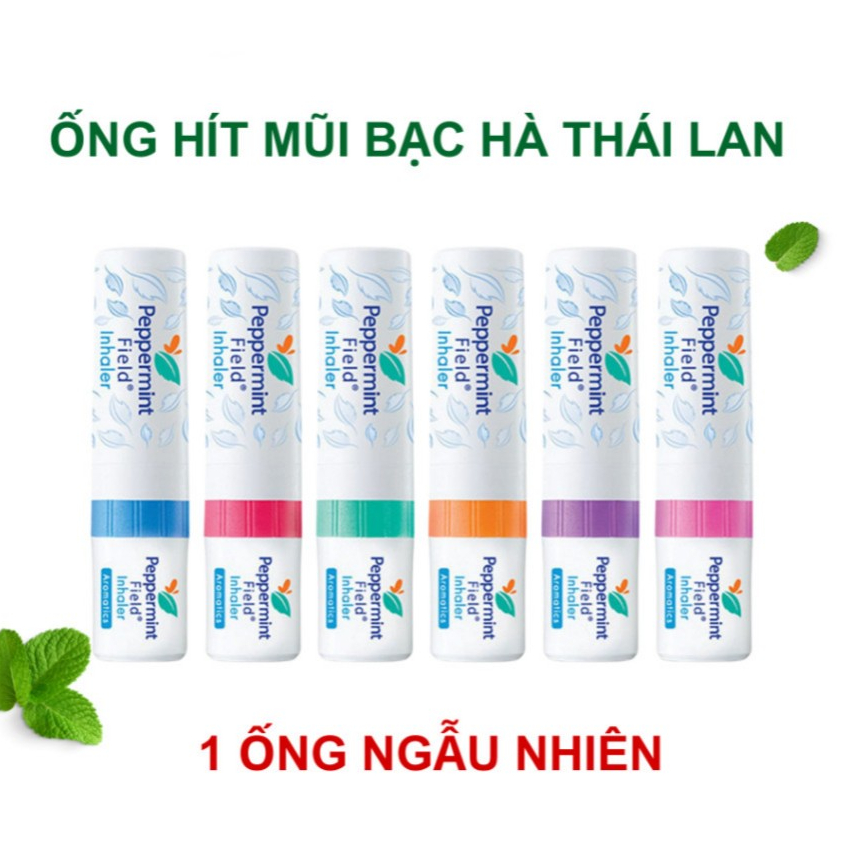 [Black Series] Combo Ống Hít Đen + Hũ Hít + Dầu Lăn Bạc Hà Peppermint Field Black Inhaler Thơm Mát -