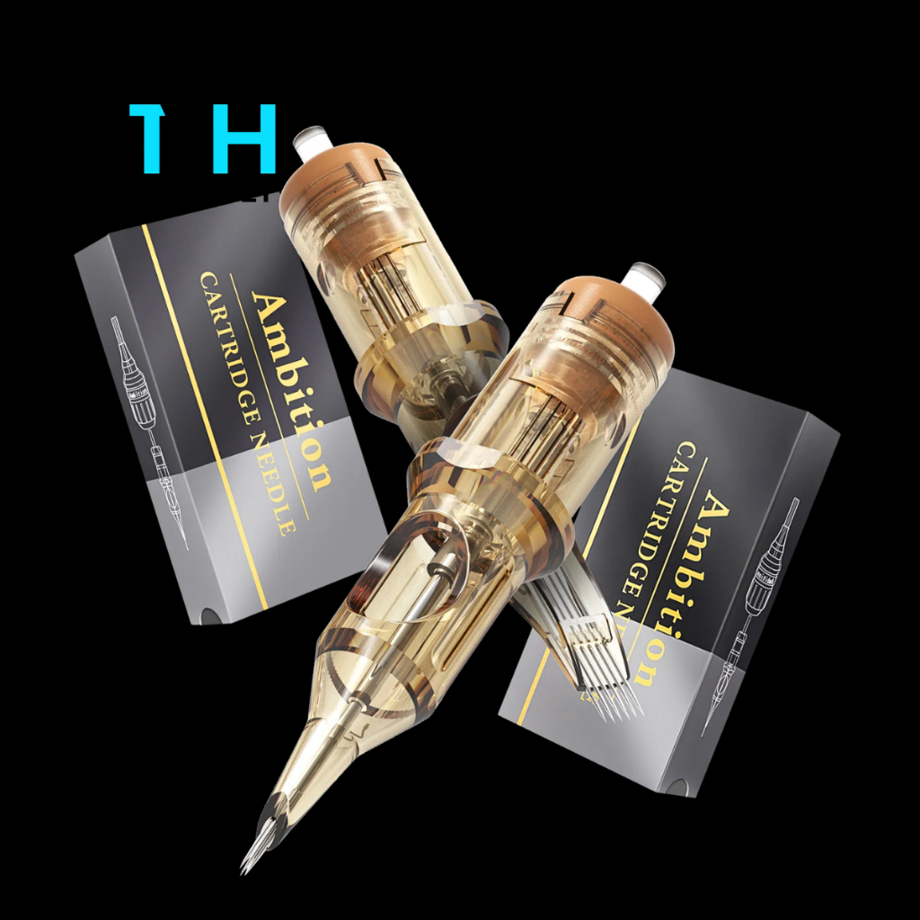 Kim Pen AMBITION NÂU - Hộp 20 Cây - Sử Dụng Cho Xăm Hình Nghệ Thuật Tattoo - AMBITION NÂU Full Size 