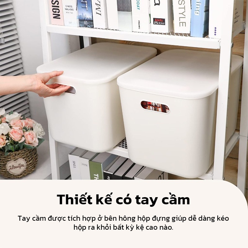 GOLDSTAR Hộp Nhựa Đựng Đồ Có Nắp Màu Trắng Hộp đựng đồ Có nắp nhựa Nhiều màu sắc và kích cỡ | BigBuy360 - bigbuy360.vn