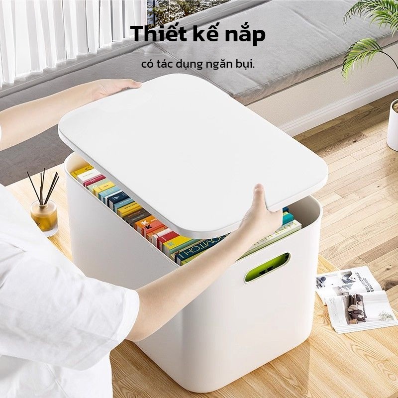 GOLDSTAR Hộp Nhựa Đựng Đồ Có Nắp Màu Trắng Hộp đựng đồ Có nắp nhựa Nhiều màu sắc và kích cỡ | BigBuy360 - bigbuy360.vn