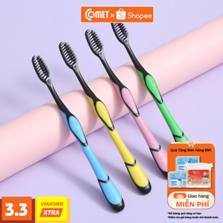 Bàn Chải Đánh Răng Bossi Than Tre Hoạt Tính Lông Mềm Mại Bảo Vệ Răng Miệng Hiệu Quả