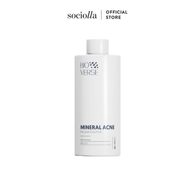 Nước Tẩy Trang Làm Sạch Cho Da Dầu Mụn Bioverse Mineral Acne Micellar Solution 300ml