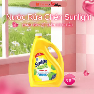 Nước rửa chén Sunlight Chanh Can 3.6Kg